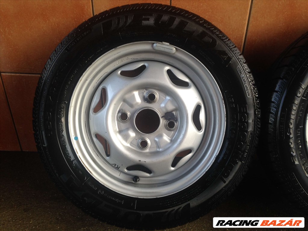 SUZUKI SWIFT 13" LEMEZFELNI 4X114,3 NYÁRI 155/70R13 GUMIKKAL OLCSÓN! 4. kép