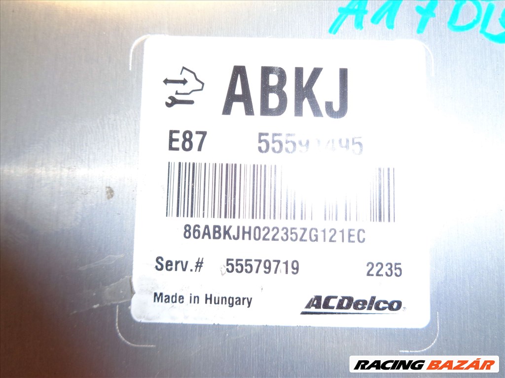 Opel Astra j 1.7cdti Motor vezérlő ABKJ  gm 55591495 2. kép