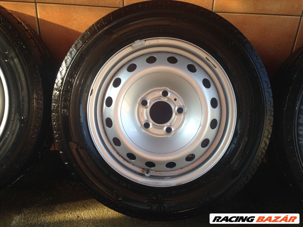 RENAULT TRAFIC 16" LEMEZFELNI 5X118 NYÁRI 205/65R16C GUMIKKAL!!! 5. kép