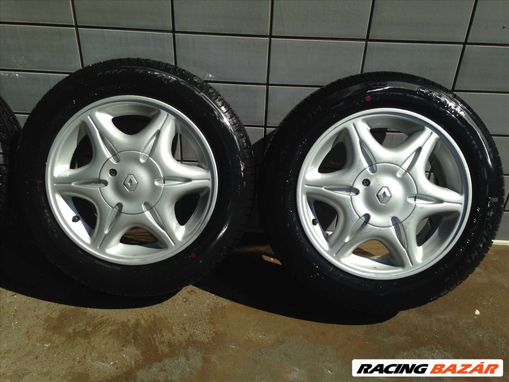 RENAULT 15" ALUFELNI 4X100 NYÁRI 175/65R15 GUMIVAL OLCSÓN!!! 3. kép