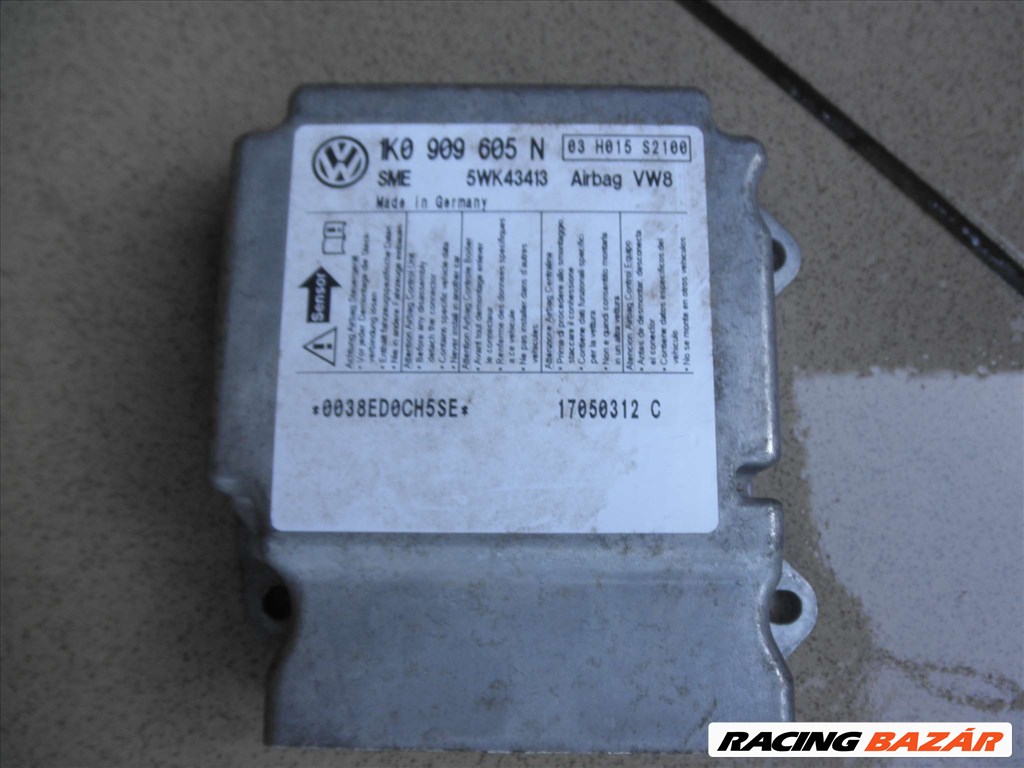 Volkswagen Golf V Légzsák vezérlő elektronika 1. kép