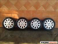 NISSAN 16" ALUFELNI 4X114,3 NYÁRI 195/55R16 GUMIKKAL OLCSÓN!!!