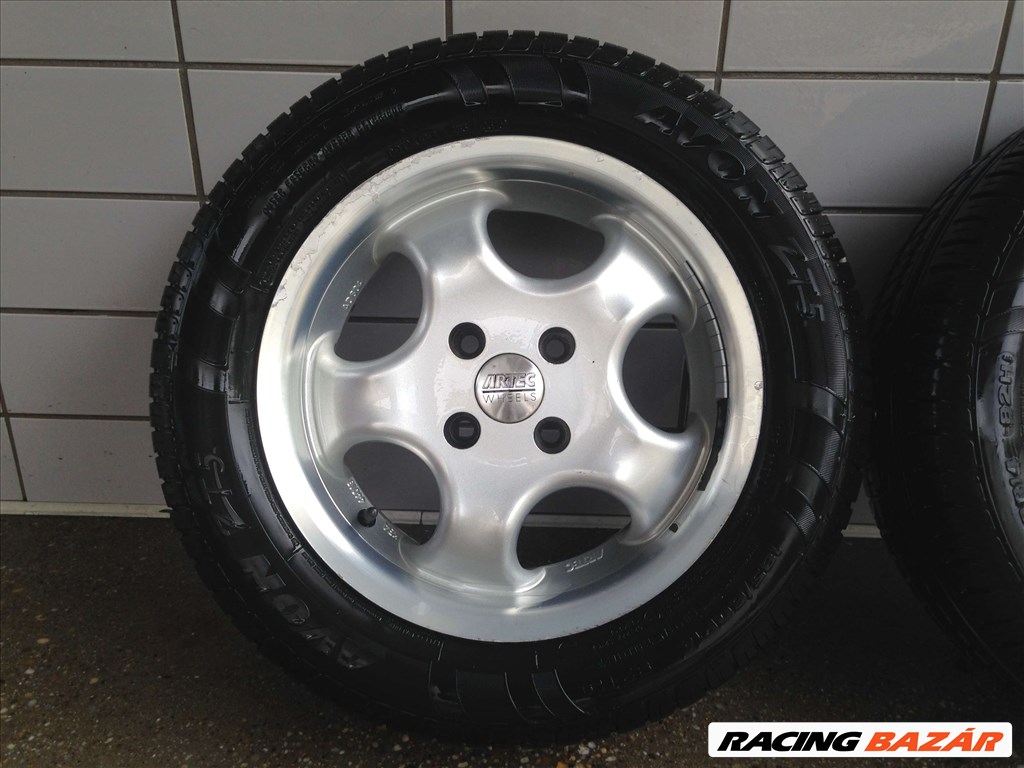 ARTEC 14" ALUFELNI 4X100 NYÁRI 185/60R14 ÚJSZERŰ GUMIKKAL OLCSÓN!! 4. kép