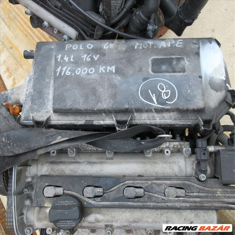 VW POLO 1.4i 16v MOTOR APE-KÓDU  1. kép