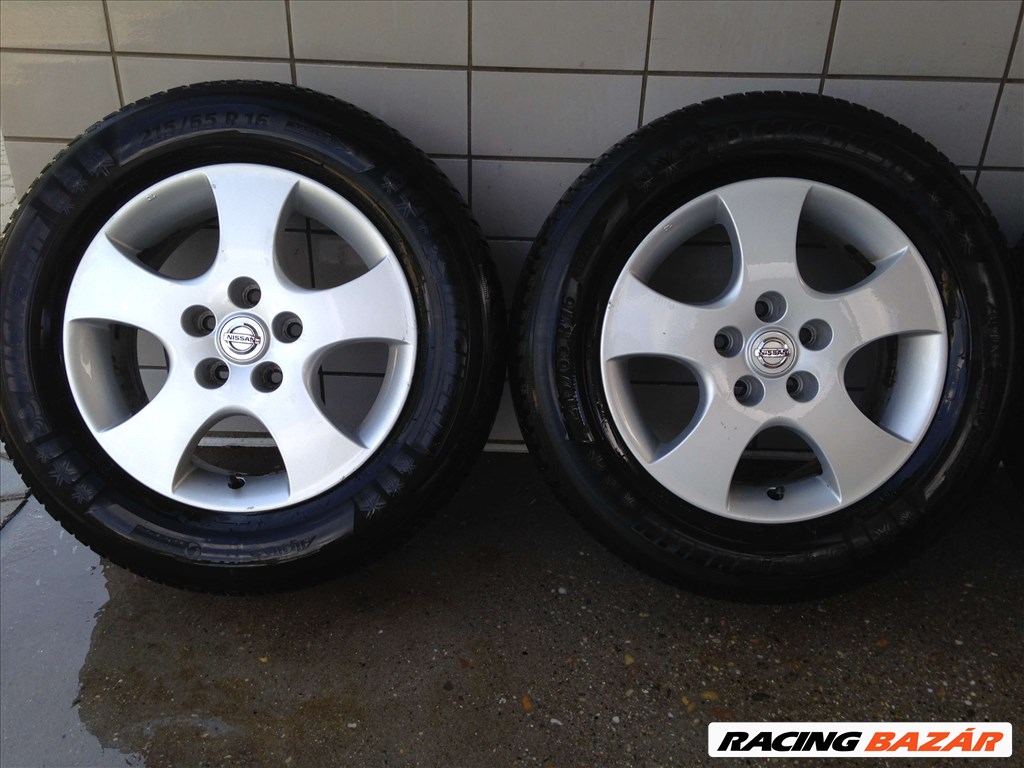 NISSAN QASHQAI 16" ALUFELNI 5X114,3 TÉLI 215/65R16 GUMIKKAL OLCSÓN!! 2. kép