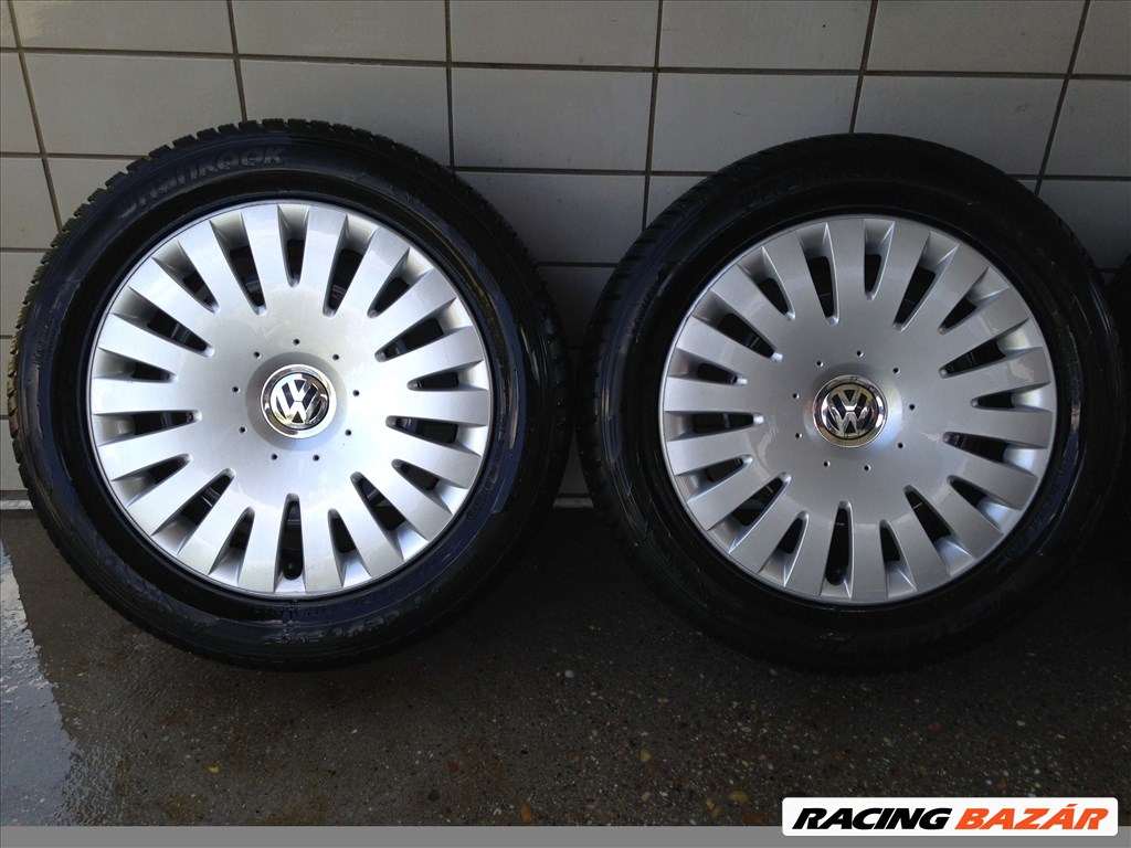 VW 16" LEMEZFELNI 5X112 TÉLI 205/55R16 GUMIKKAL OLCSÓN!!!!! 2. kép