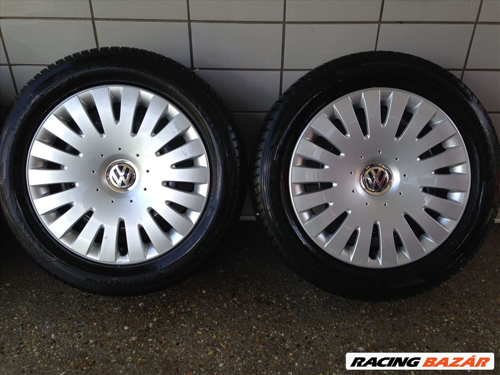 VW 16" LEMEZFELNI 5X112 TÉLI 205/55R16 GUMIKKAL OLCSÓN!!!!! 3. kép