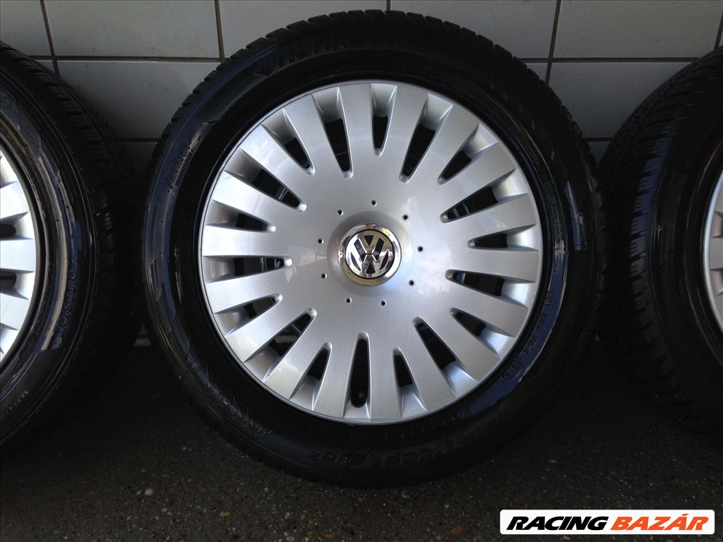 VW 16" LEMEZFELNI 5X112 TÉLI 205/55R16 GUMIKKAL OLCSÓN!!!!! 4. kép