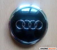 Audi alufelni közép kupak garnitúra (LAKK FEKETE, 4 darab, 68 mm) újonnan eladó! POSTÁZOM IS! 2. kép
