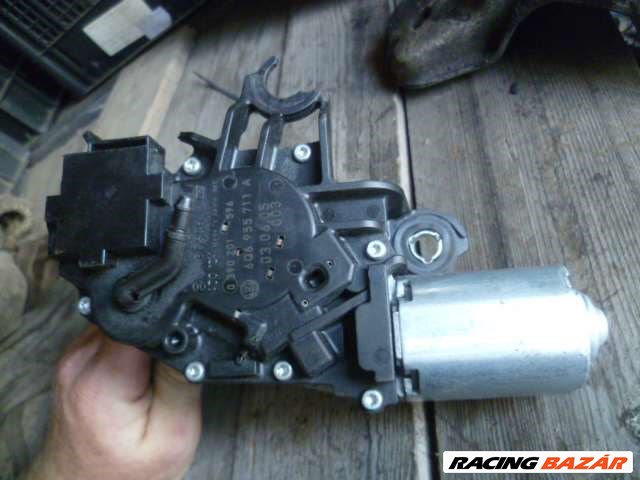 VW POLO 9N  hátsó ablaktörlő motor 6Q6 955 711 A  4. kép