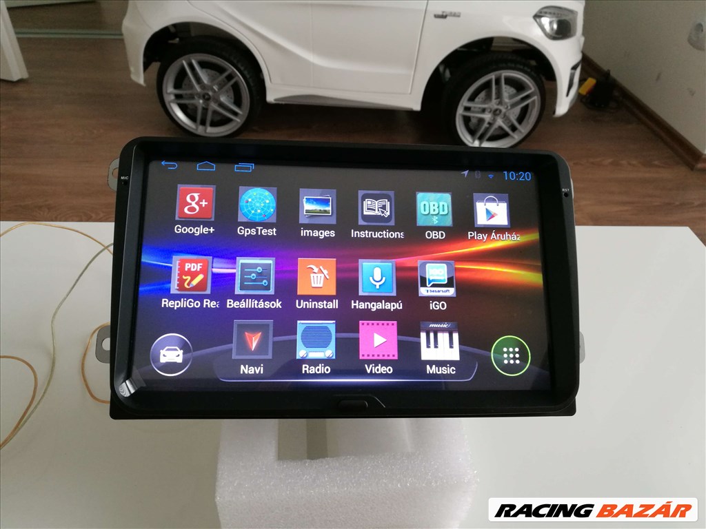 Volkswagen android multimédia vw gps navigáció tolatókamerával! (9inch) 4. kép