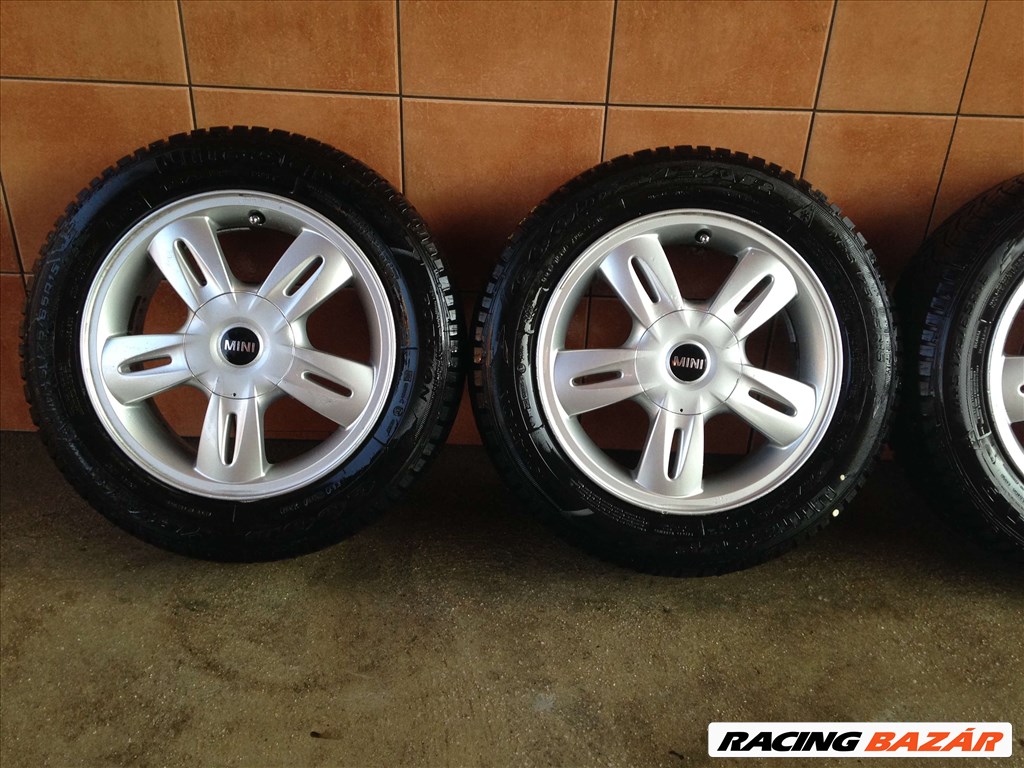 MINI 15" ALUFELNI 4X100 TÉLI 175/65R15 GUMIKKAL OLCSÓN!!!!! 2. kép