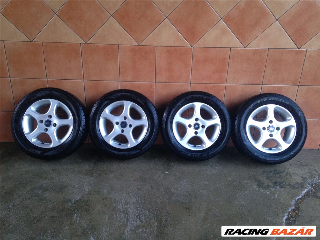 FORD FOCUS 14"  ALUFELNI 4X108 NYÁRI 195/60R14 GUMIKKAL OLCSÓN!!!!! 1. kép