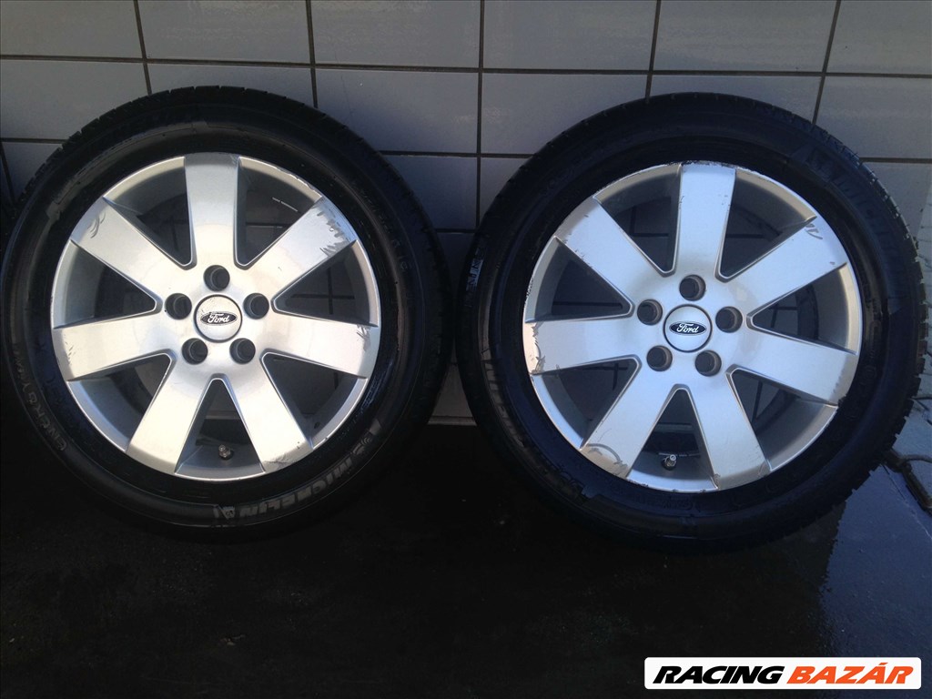  FORD 16" ALUFELNI 5X108 NYÁRI 205/55R16 GUMIKKAL OLCSÓN!!!!!!!! 3. kép