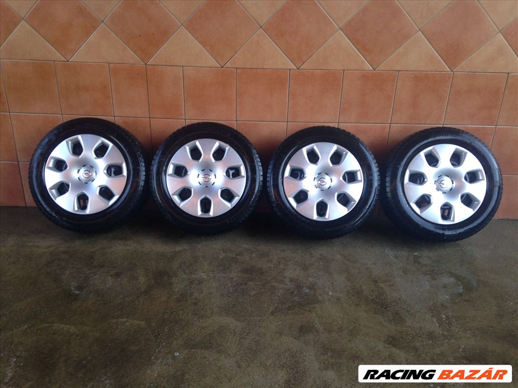  OPEL ASTRA J 16" LEMEZFELNI 5X105 TÉLI 206/60R16 GUMIKKAL OLCSÓN!!! 1. kép