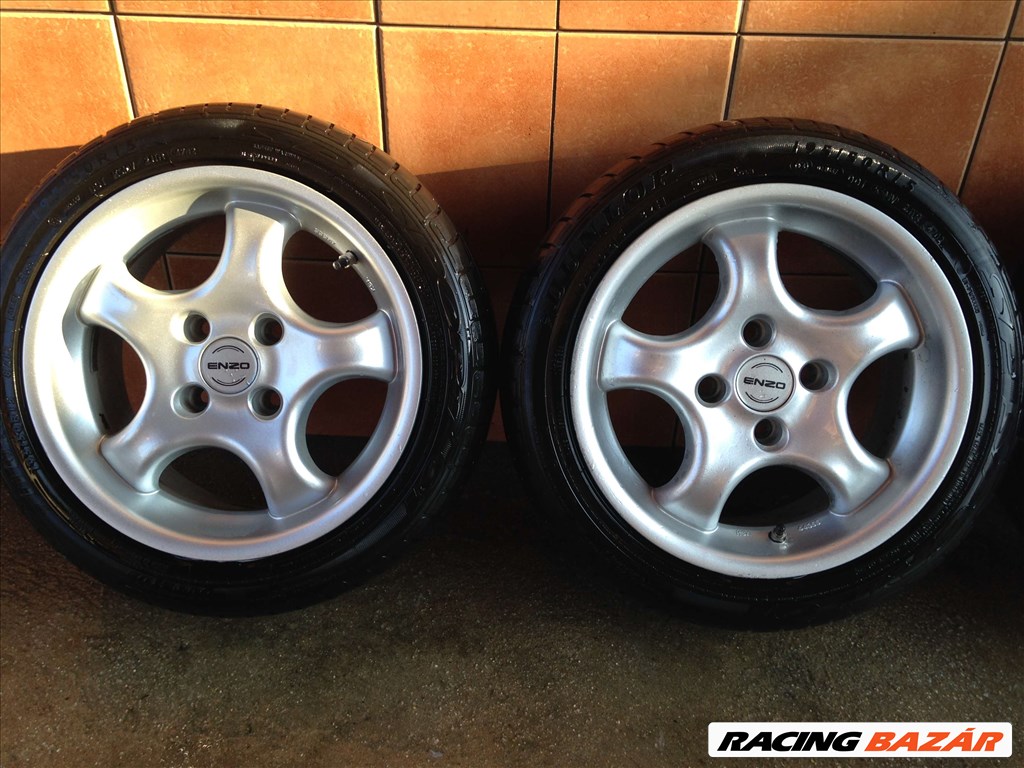 ENZO 15" ALUFELNI 4X108 NYÁRI 195/50R15 GUMIVAL OLCSÓN!!! 2. kép