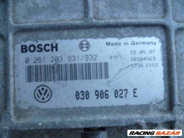 VW POLO 1.0   97  AER motorvezérlő bosch 030 906 027 E 030906027e 2. kép