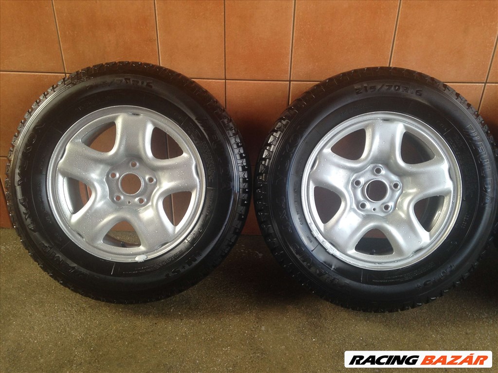 TOYOTA RAV 4 16" LEMEZFELNI 5X114,3 TÉLI 215/70R16 GUMIKKAL OLCSÓN! 2. kép