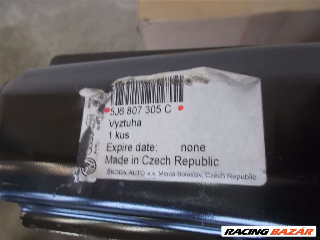 Skoda Fabia hátsó lökhárító merevítő 2007-2015 5J6807305C 3. kép
