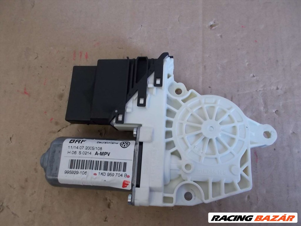 VOLKSWAGEN TOURAN jobb hátsó ablakemelő motor 2003-2006 1k0959704b 2. kép