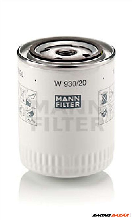 MANN-FILTER W930/20 Olajszűrő - ROVER, LAND ROVER 1. kép