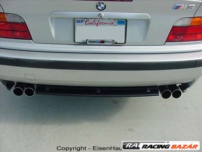 BMW E36 M Paket hátsó lökhárító, dupla kipufogó nyílással