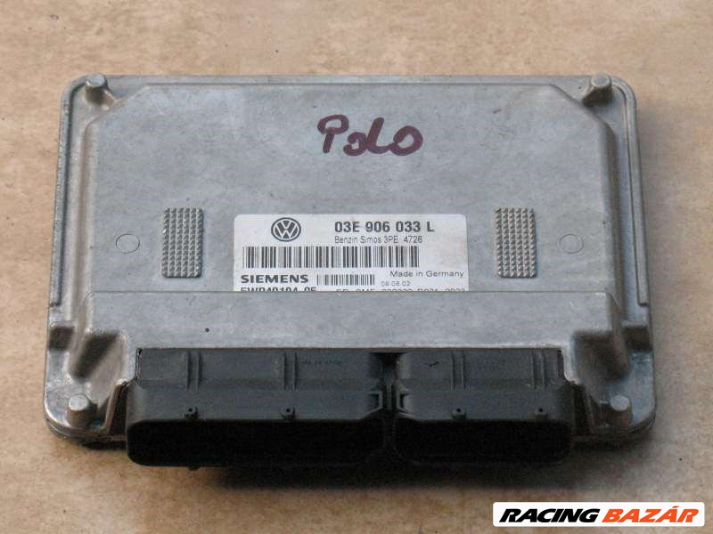 Volkswagen Polo IV 1.2 12V ECU motorvezérlő elektronika  03E906033L 2. kép