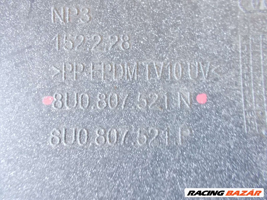 AUDI Q3 RS hátsó lökhárító szegély 2014-2018 8U0807521R 5. kép