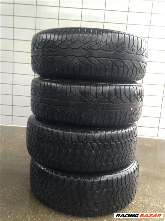 FORD 16" LEMEZFELNI 5X108 TÉLI 215/60R16 GUMIKKAL OLCSÓN!!!! 5. kép