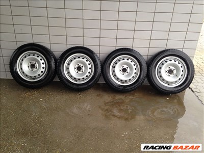 RENAULT TRAFIC 16" LEMEZFELNI 5X118 TÉLI 205/65R16C GUMIKKAL OLCSÓN!!!