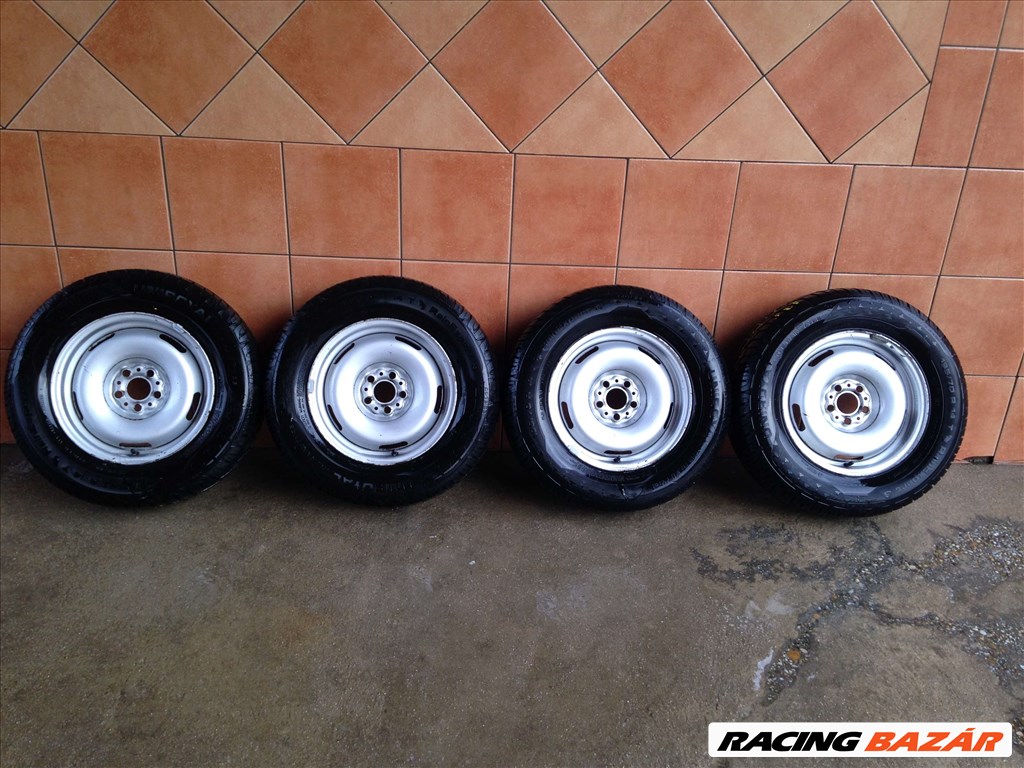 FIAT SCUDO 14" LEMEZFELNI 5X98 NYÁRI 195/70R14 GUMIKKAL OLCSÓN!!!! 1. kép