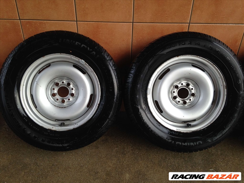 FIAT SCUDO 14" LEMEZFELNI 5X98 NYÁRI 195/70R14 GUMIKKAL OLCSÓN!!!! 2. kép