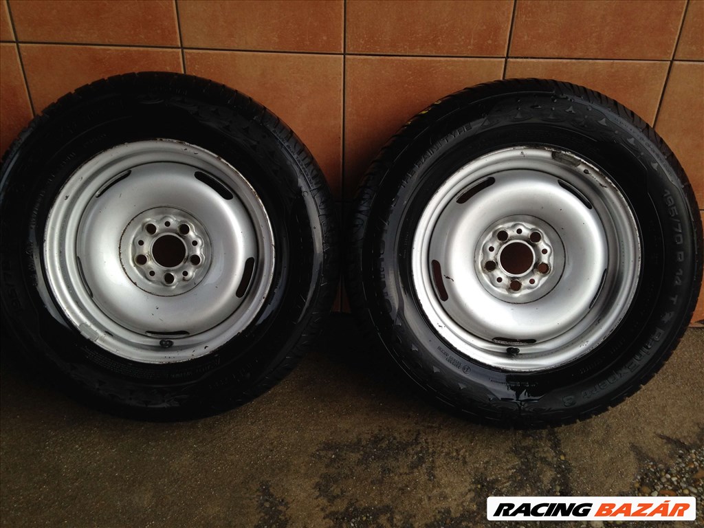 FIAT SCUDO 14" LEMEZFELNI 5X98 NYÁRI 195/70R14 GUMIKKAL OLCSÓN!!!! 3. kép