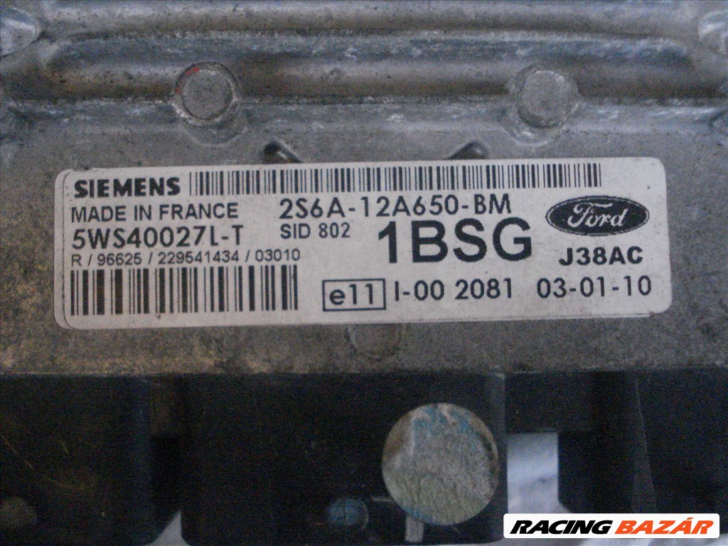 Ford Fiesta (5th gen) 1.4 TDCi motorvezérlő elektronika 2S6A12A650BM 2. kép