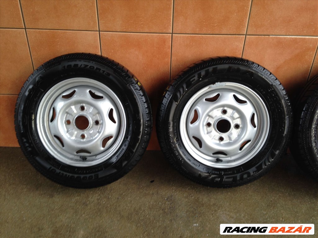 SUZUKI SWIFT 13" LEMEZFELNI 4X114,3 NYÁRI 165/70R13 GUMIKKAL OLCSÓN!!!! 2. kép