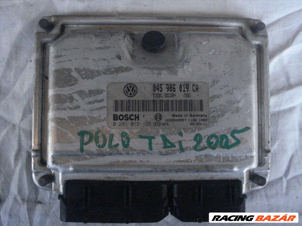 Volkswagen Polo IV 1.4 TDI motorvezérlő elektronika 045906019CA 1. kép