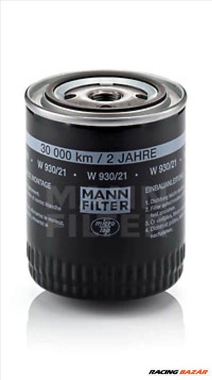 MANN-FILTER W 930/21 Olajszűrő - AUDI, VOLKSWAGEN, SKODA 1. kép