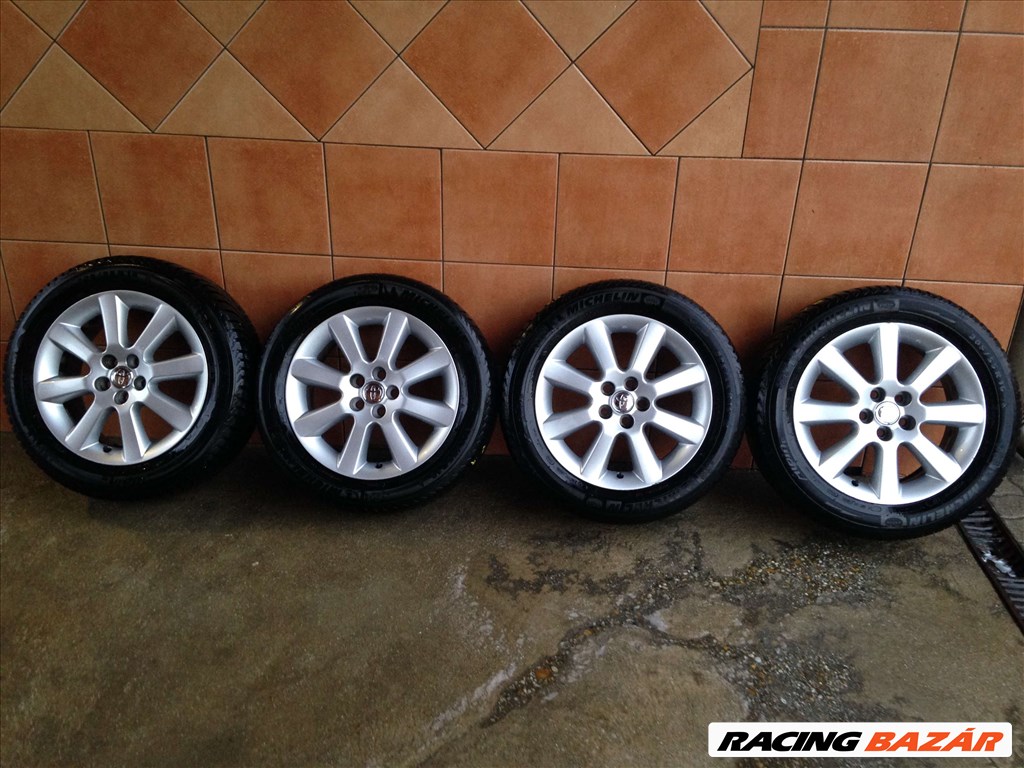 TOYOTA 16" ALUFELNI 5X100 TÉLI 205/55R16 GUMIKKAL OLCSÓN!!! 1. kép