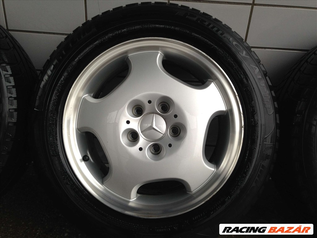 MERCEDES 16" ALUFELNI 5X112 TÉLI 205/60R16 GUMIKKAL OLCSÓN!!!! 4. kép