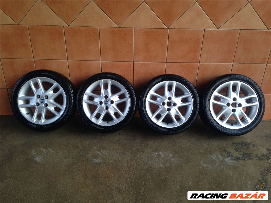 FIAT 15" ALUFELNI 4X98 NYÁRI 195/45R15 GUMIKKAL OLCSÓN!!!!! 1. kép