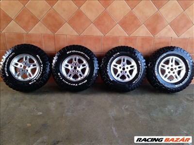 JEEP 16" ALUFELNI 5X127 OFF-ROAD 235/85R16 GUMIKKAL OLCSÓN!!!!!!!!!