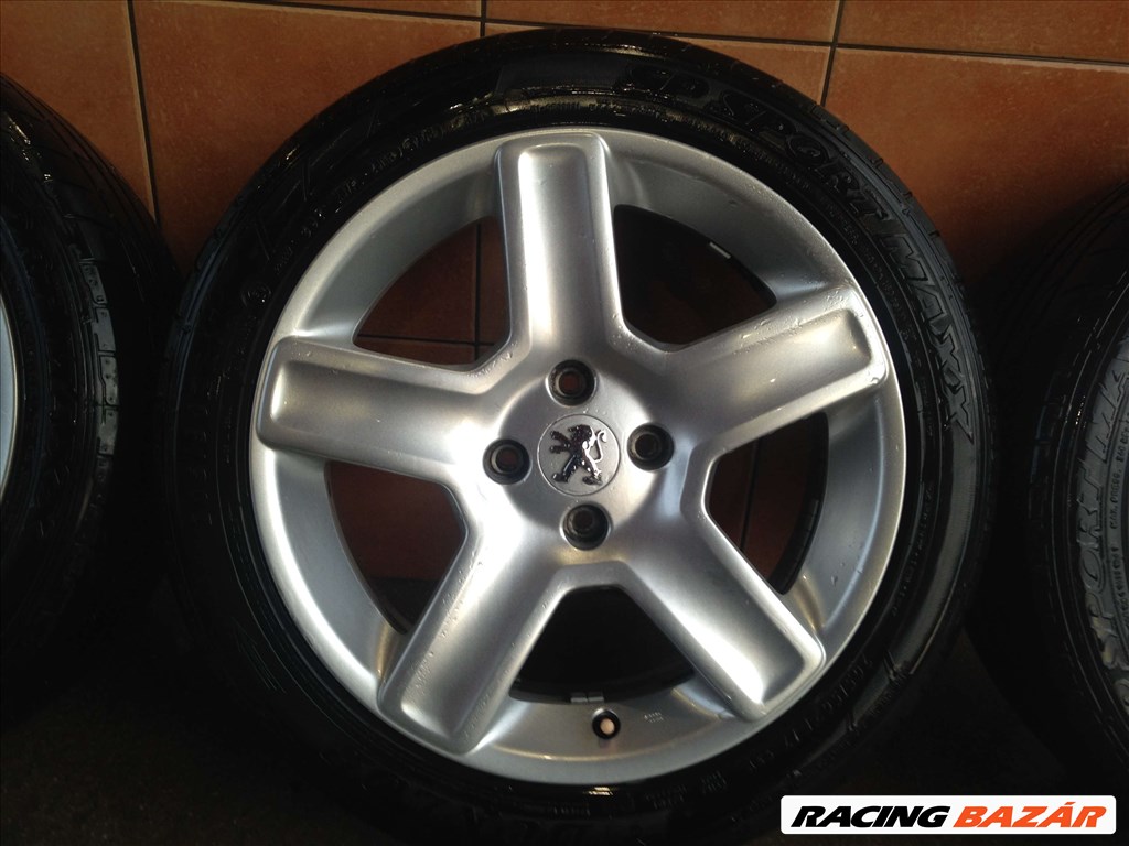 PEUGEOT 17" ALUFELNI 4X108 NYÁRI 205/50R17 GUMIVAL OLCSÓN!!!!! 4. kép