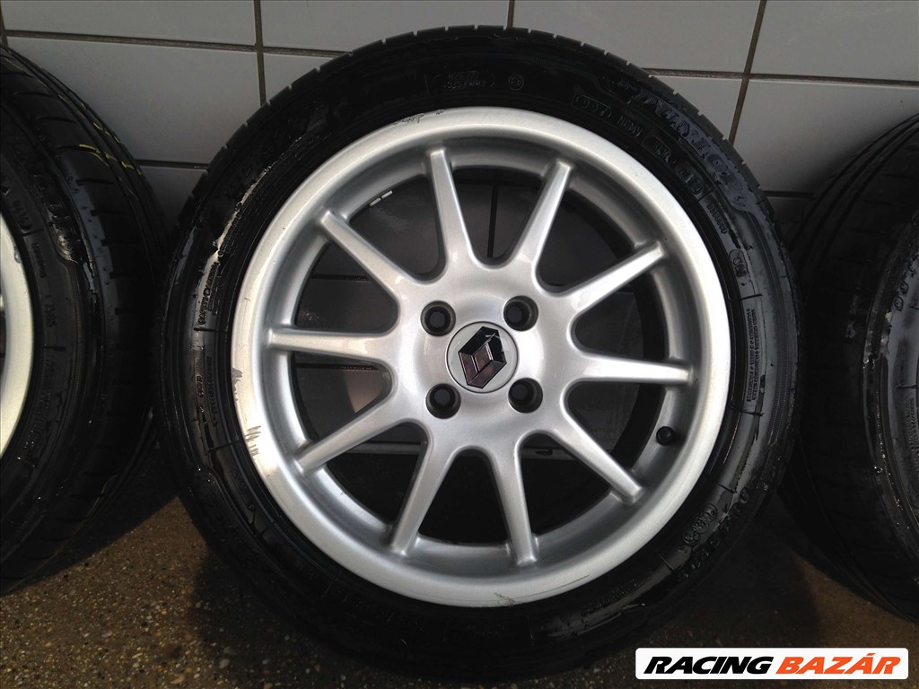 RENAULT 15" ALUFELNI 4X100 NYÁRI 195/50R15 GUMIVAL OLCSÓN!!!!!!!!!! 4. kép