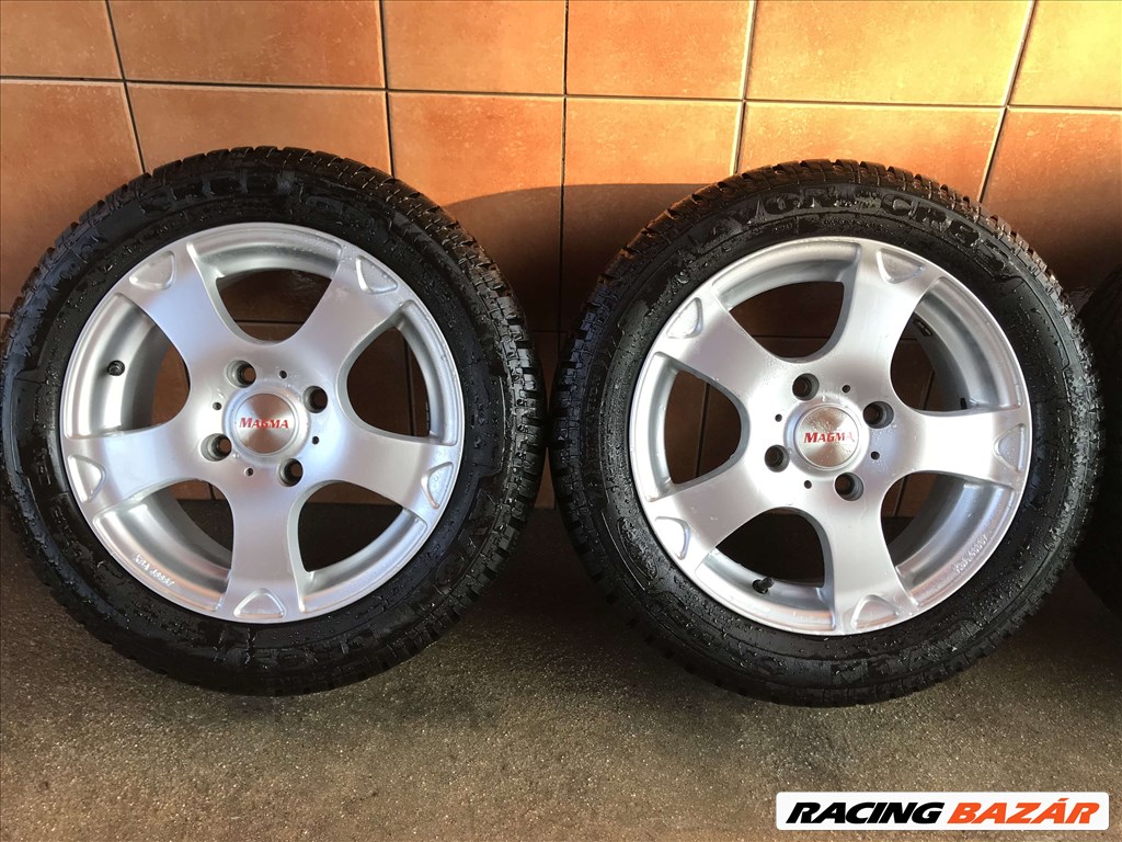  MAGMA 15" ALUFELNI 4X114,3 TÉLI ÚJSZERŰ 195/55R15 GUMIVAL OLCSÓN!!!!!!!! 2. kép