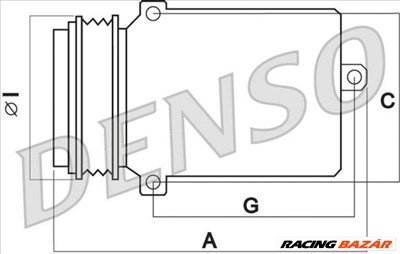 DENSO DCP05077 Klímakompresszor - BMW