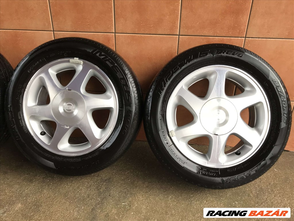 NISSAN  ALMERA 15" ALUFELNI 4X114,3 NYÁRI 195/60R15 GUMIVAL OLCSÓN!!!! 3. kép