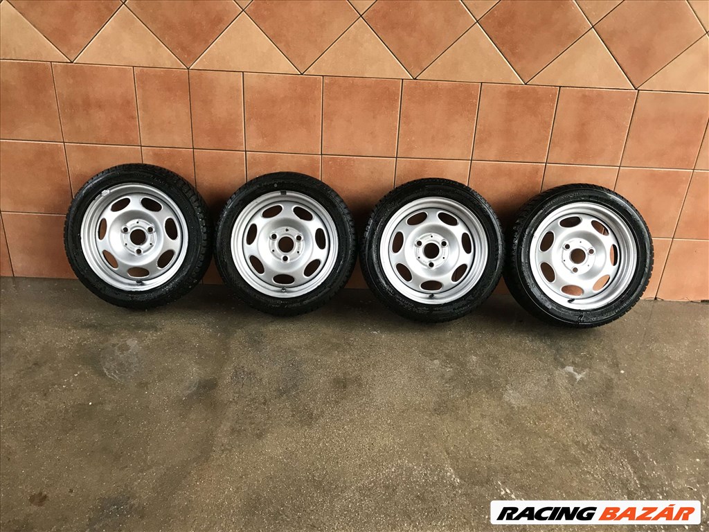 SMART 15" LEMEZFELNI 3X112 TÉLI ÚJSZERŰ 175/55R15 GUMIVAL OLCSÓN!!!! 1. kép