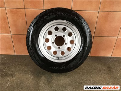 SUZUKI JIMNY 15" ACÉLFELNI 5X139,7 ÚJ 205/70R15 GUMIVAL OLCSÓN!!!!!