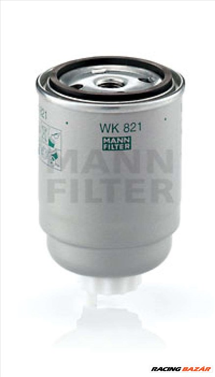 MANN-FILTER WK 821 Üzemanyagszűrő - CITROEN, PEUGEOT, FIAT, ROVER, NISSAN, INNOCENTI 1. kép