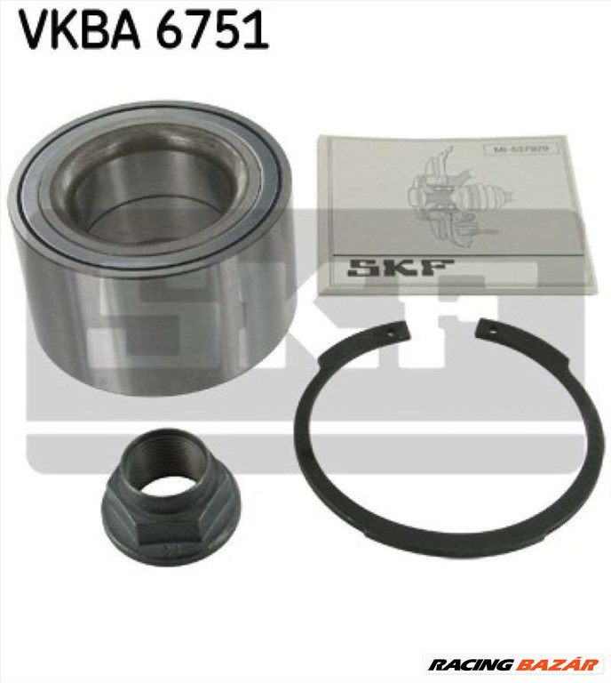 SKF VKBA 6751 Kerékcsapágy készlet - LAND ROVER 1. kép
